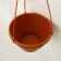 Suspended pot, 2 l, plastic, brown