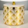 Birgit table lamp E14 40W white-gold 15x15x27 cm Risalux