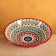 Buditsa Rishtan ceramics "Patterns", 23 cm, red