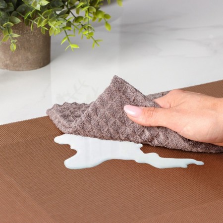 A set of serving napkins on the table “Chess”, 45 × 30 cm, 4 pcs, the color is light brown-5