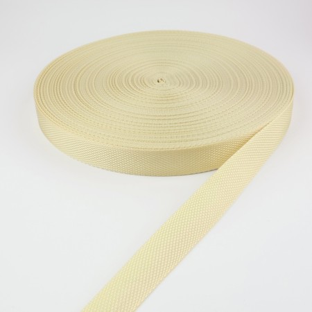Ratele sling, 25 mm, 50 ± 1 m, density 10.2 g/m, beige color No. 22-2