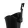 Container for garbage in the car interior, black