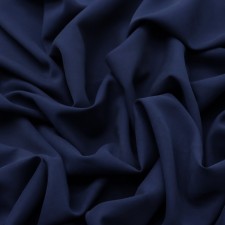 Payer fabric Safari smoothly reduced, width 150 cm, dark blue color
