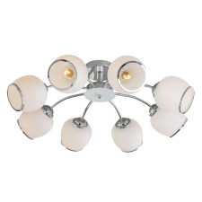 Ceiling lamp 8x60W E27, size 65x65x27 cm