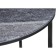 Coffee table Volopas metal, gray marble/black 48x48x60 cm