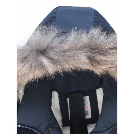 Winter park for a boy, height 140 cm, dark blue color-11