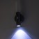 Sconces with a junik movement sensor LED 3000/7000k USB battery silver 7x3x20 cm