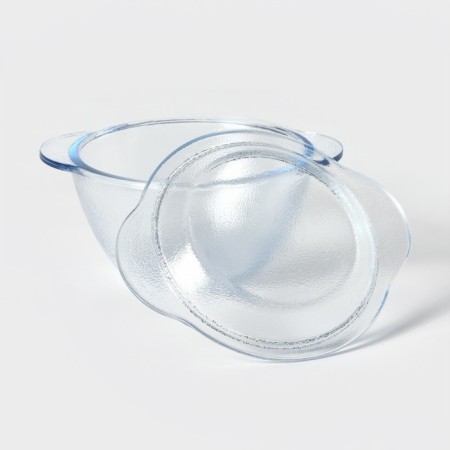 Glass form for baking "pot with a lid", d = 15 cm, h = 10.5 cm-2