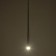 Suspension lamp "Titan" LED 5W 4000k chrome 2.8x2.8x60-160cm