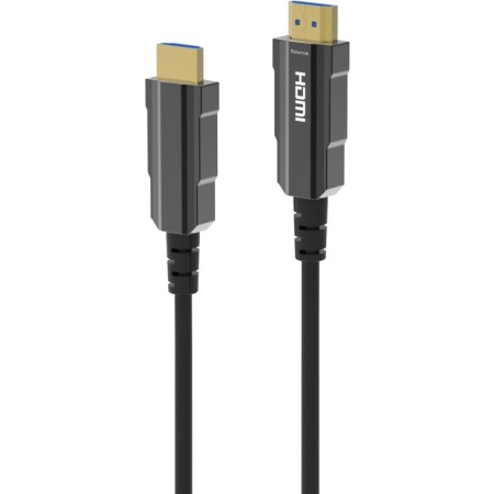Digma HDMI 2.1 AOC HDMI (M)/HDMI (M) 70m Audio-Video cable. gilding. Black (HDMI-AOC 107482-1
