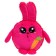Soft toy "Bunny Pupsik", Fuchsia color, 20 cm