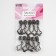 Galanterery castle for lightning "Spiral", No. 5, decorative, 10 pcs, black nickel color
