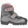 Skine Baby 103, SNS ski boots, artificial leather, gray color, Logo red, size 29-30