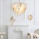 Wall lamp Bogate’s Leaf 369/3, E14, 3x40W, 320x160x340 mm, brass color