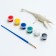 Set for creativity "Color Plaziosaurus", paint 6 colors of 2 ml, brush