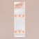 Set of applicators for shadows, bilateral, 5 pcs, 9.5 cm, transparent color