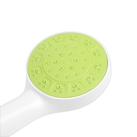 Showing watering can Zein Z0207, 1 mode, plastic, white color with a green insert-4