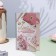 Postcard "Beloved teacher! The best in the world !!" pink bag, congruen, glitter, a5