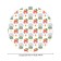 Grinding tablecloth "Fairytale cats", round, oxford, elastic band, size 140x140 cm, diameter 105-120 cm