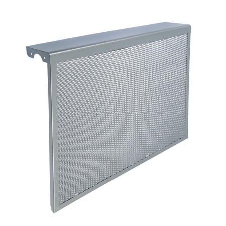 Screen for Cast iron radiator Zein, 690x610x150 mm, 7 sections, metal, metallic color-1