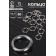 Connective ring 0.6x5mm (set 50 g, ± 950pcs) SM-973, silver color