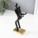 Polystone souvenir "Like behind a stone wall" Black 6x10.5x25 cm