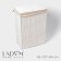 Ladopa LadoM basket "Classics", rectangular, 45 × 27 × 64 cm, white