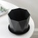 Pot for flowers with a prism palm, 1 l, graphite color