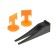 LOM tile leveling system, 1 l, clamp 1.5 mm + wedge (50 pcs./50 pcs.), Bucket