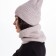 COMPLE WINDER WINDER (hat/snood), beige color, size 56-58