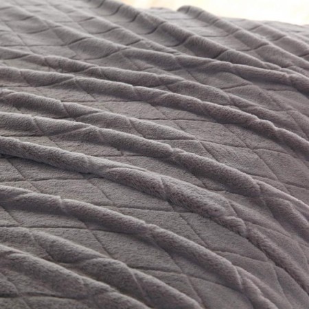 Eliza cover, size 160x220 cm, gray color-3