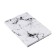 College-wiper in a solid cover of 7BC, A5, 120 sheets, marble (white), cage block, glossy lamination