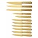 Lenardi knife set, on a stand, 11 items