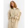 Women's shirt minku: casual collection beige color in cage, river 46