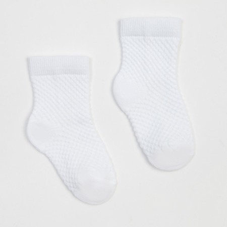 Children's socks, white color, size 12 (19-20)