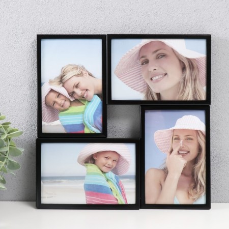 Photo frame metal 10x15 cm, 6044/4-4b, 4B1, col. black