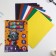 Cardboard of color A4, 8 sheets 8 flowers non -unilateral “September 1: Smart raccoon”