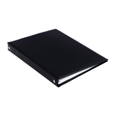 Notebook on rings A5 80 sheets in Calligrata Calgrata Black, PVC cover cover-3