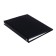 Notebook on rings A5 80 sheets in Calligrata Calgrata Black, PVC cover cover