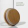 Glass jar for bulk products with bamboo lid Bellatenero "Eco", 200 ml, 6.5 × 8.5 cm
