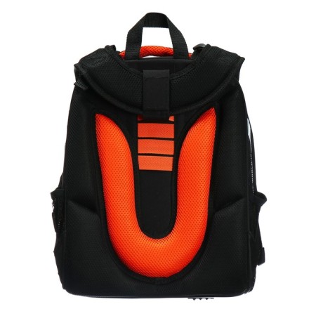 School backpack 38 x 30 x 16 cm, ergonomic back, stavia "speed", black-5