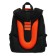 School backpack 38 x 30 x 16 cm, ergonomic back, stavia "speed", black