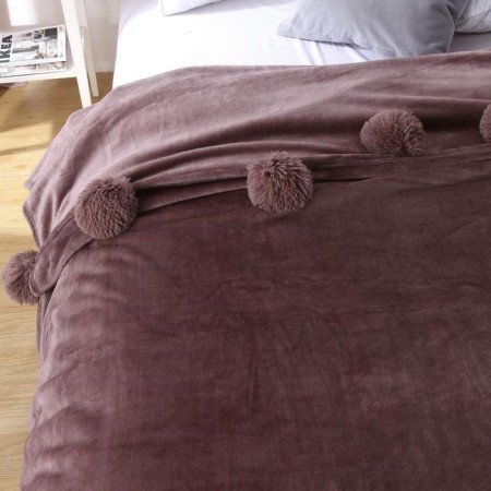 Super Ball bedspread, size 160x220 cm, mokko color-3