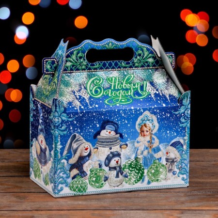 Gift box "Winter paints" 21.2 x 12.3 x 22.6 cm-1