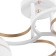 Rina chandelier 3he27 40W white-gold 44x44x17.5 cm