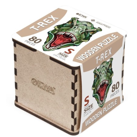 Wooden puzzle Ewa, dinosaur T-Rex, 28 × 17 cm, puzzle-4