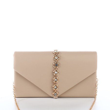 Female bag on a magnet, beige color