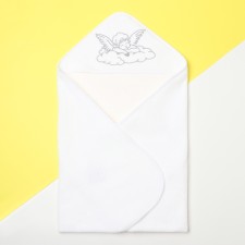 Baptum towel with embroidery 