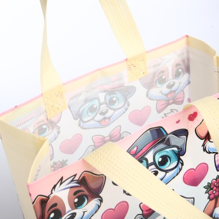 Bag baby puppies, 23*12*25, Department without lightning, pink-2