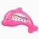 Dolphin bathtub thermometer, pink color